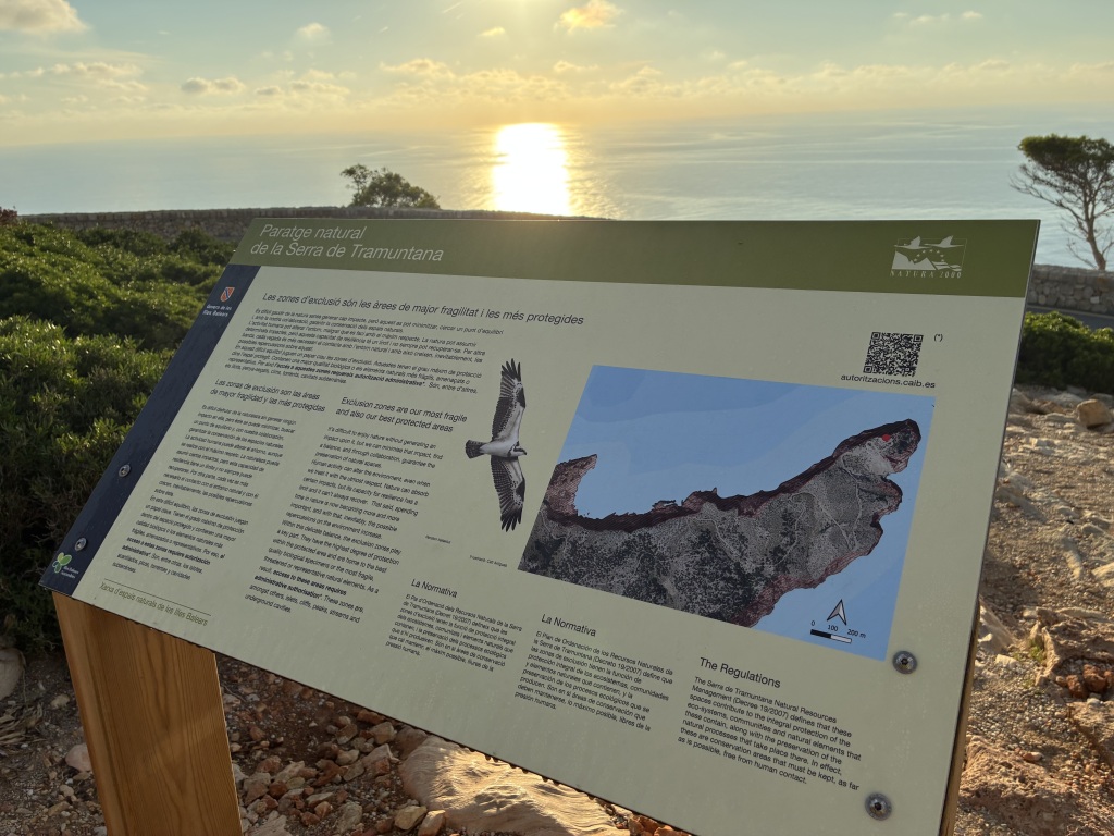 Cap de Formentor Infotafel