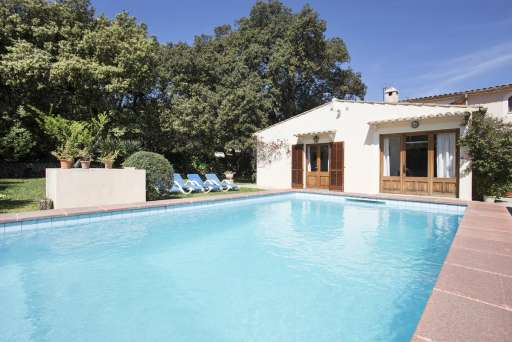 Finca Creus Pollenca, Pool, Haus, Terrasse, Garten, Sonnenliege