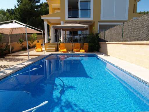 Chalet Cala Pi, Pool, Haus, Terrasse, Pavillon