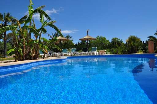 Casa Maria Cala Sanau, Pool, Sonnenliege, Sonnenschirm