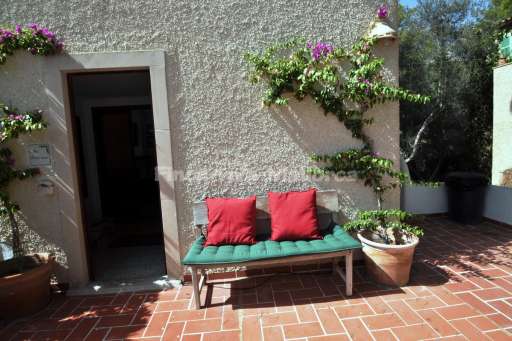 Casa Palisera Panorama Cala Figuera, Terrasse, Sitzmöglichkeit, Eingang