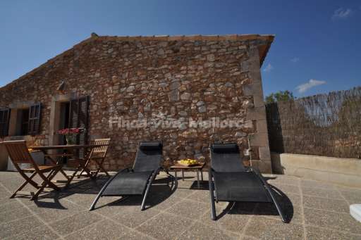 Casa Talaia Cala Santanyi, Terrasse, Sonnenliege, Sitzmöglichkeit