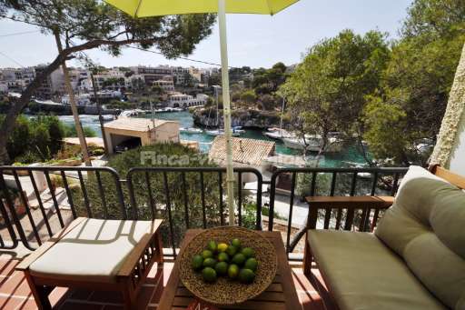 Casa Palisera Panorama Cala Figuera, Terrasse, Sofa, Sonnenschirm, Meerblick