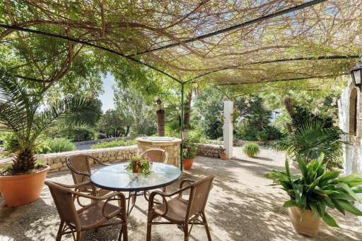Finca Piedra Port de Pollenca, Terrasse, Sitzmöglichkeit