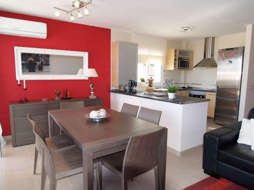 Chalet Cala Pi, Küche, Esszimmer, Essbereich