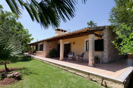 Casa Estades Gran Pollenca, Haus, Garten, überdachte Terrasse