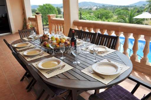 Finca Magda Cas Concos, Terrasse, Essbereich