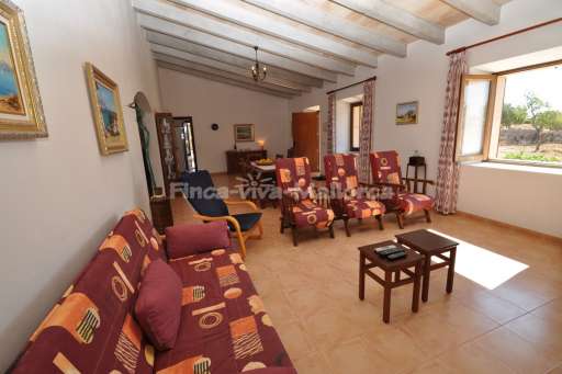 Casa Talaia Cala Santanyi, Wohnzimmer, Sofa