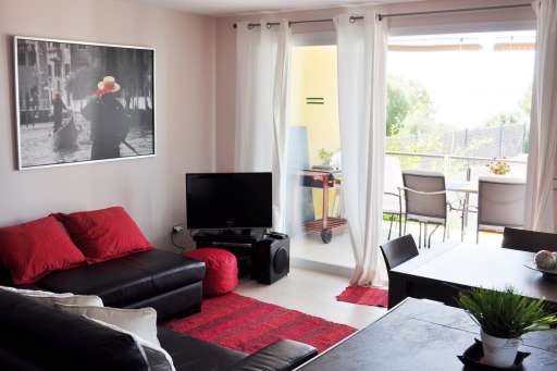 Chalet Cala Pi, Wohnzimmer, Sofa