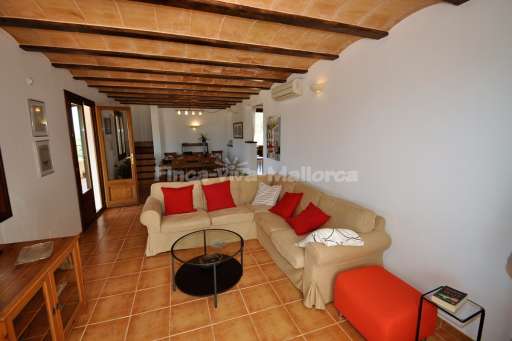 Finca Cova Ses Salines, Wohnzimmer