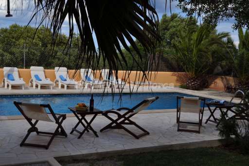 Casa de Rivas Cala Sanau, Pool Sonnenliege