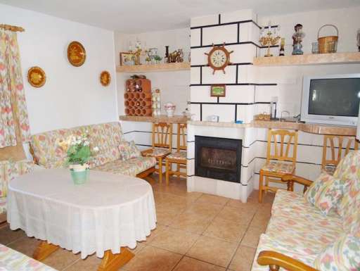 Chalet Lopez, Wohnzimmer, Sofa