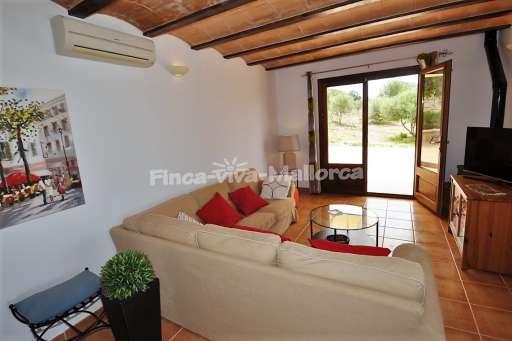 Finca Cova Ses Salines, Wohnzimmer