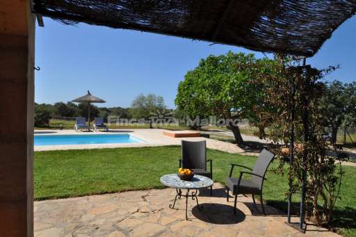 Finca Escala, Terrasse, Essplatz