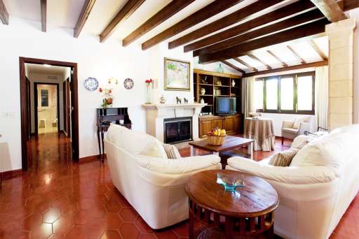 Casa Estades Gran Pollenca, Wohnzimmer, Sofa