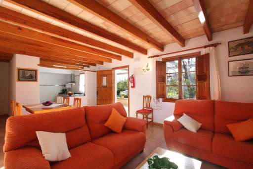 Finca Fontxica Pollenca, Wohnzimmer, Sofa