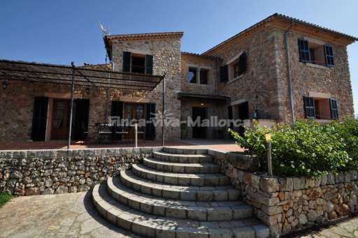Finca Hermosa de Muro, Terrasse, überdachte Terrasse, Haus