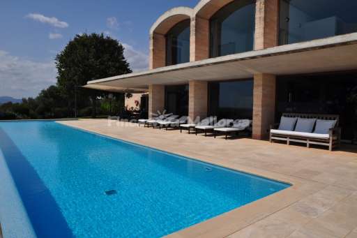 Villa Jose Sa Mola, Pool, Panoramafenster, Sonnenliege