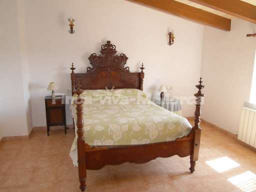 Finca Can Fora, Schlafzimmer, Doppelbett