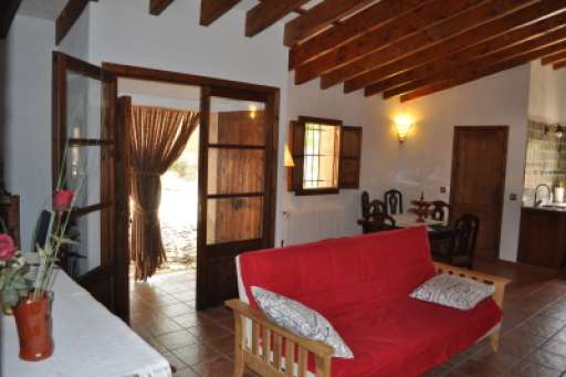 Finca Algarroba, Wohnzimmer, Esszimmer, Sofa