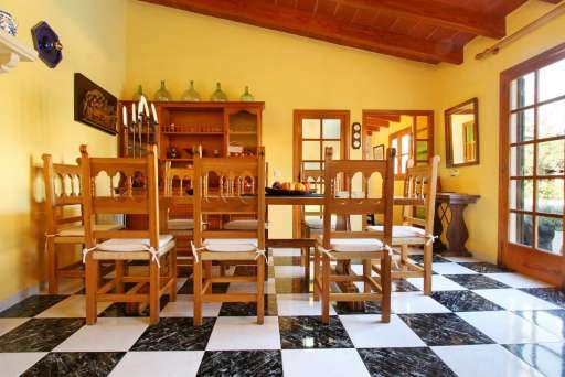 Finca Fullos Pollenca, Esszimmer, Essbereich