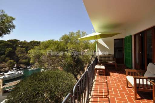 Casa Palisera Panorama Cala Figuera, Balkon, Sofa, Sonnenschirm, Meerblick