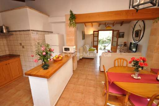 Finca Antonio petit, Esszimmer, Küche, Essbereich, Wohnzimmer