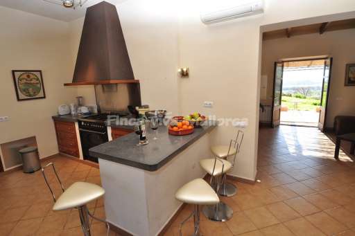 Finca Climent, Küche, Theke