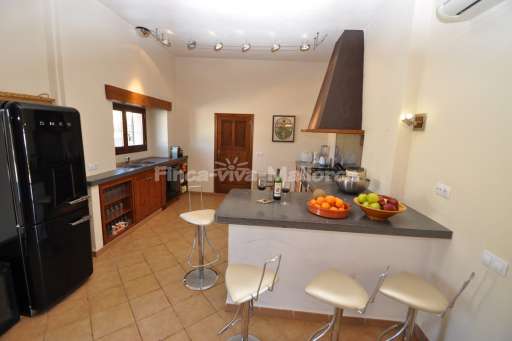 Finca Climent, Küche, Theke