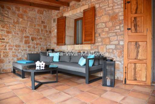 Casa Santanyi, Lounge, überdachte Terrasse