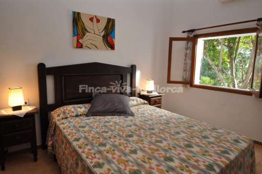 Casa Fonts Salades, Schlafzimmer, Doppelbett