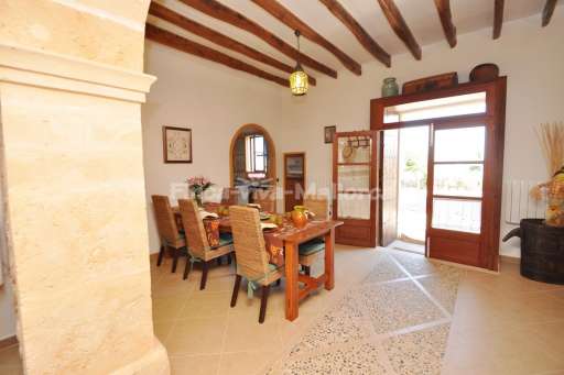 Finca Corima, Essbereich