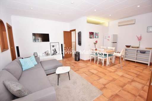 Casa Santanyi, Wohnzimmer, Sofa, Essbereich