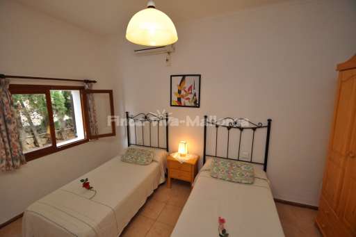 Casa Fonts Salades, Schlafzimmer, Einzelbett