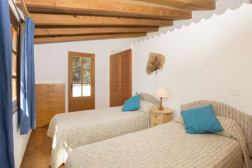 Finca Creus Pollenca, Schlafzimmer, Einzelbett