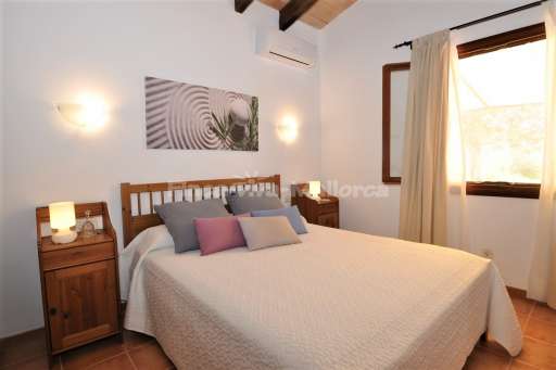 Finca Cova Ses Salines, Schlafzimmer, Doppelbett
