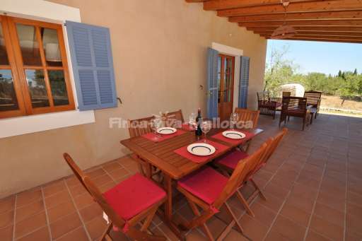 Casita Turita, überdachte Terrasse, Essbereich, Sitzmöglichkeit