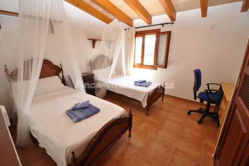 Finca David, Schlafzimmer, Einzelbett