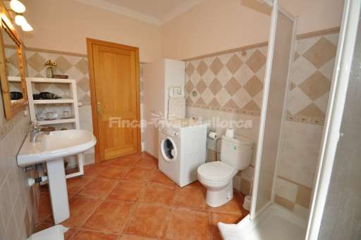 Finca Magda Cas Concos, Badezimmer, Waschmaschine