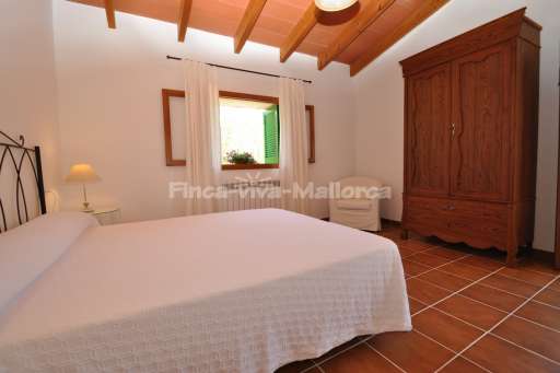 Finca Can Pelat, Schlafzimmer, Doppelbett
