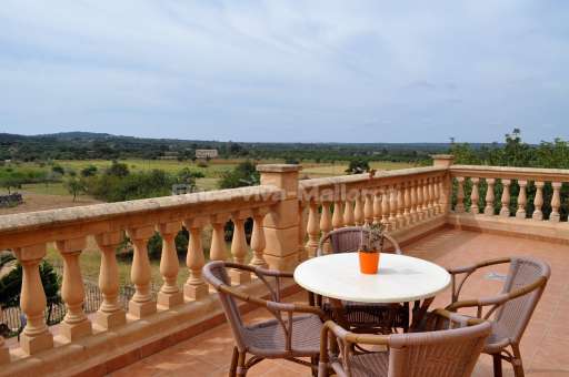 Finca Magda Cas Concos, Terrasse, Sitzmöglichkeit, Ausblick