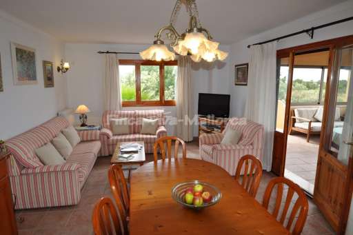 Casa de Rivas Cala Sanau, Essbereich, Wohnzimmer, Sofa