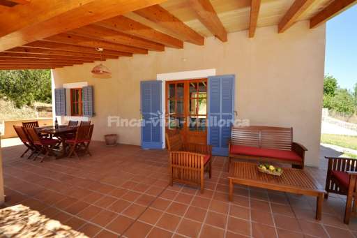 Casita Turita, überdachte Terrasse, Essbereich, Sitzmöglichkeit