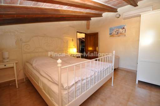 Finca Cas Concos, Schlafzimmer, Doppelbett