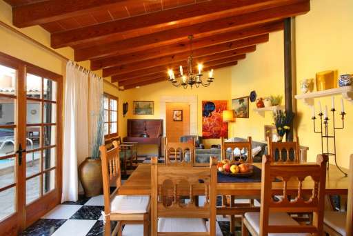 Finca Fullos Pollenca, Esszimmer, Essbereich