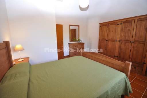 Finca Can Pelat, Schlafzimmer, Doppelbett