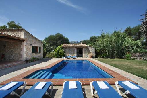 Casa Caragola Pollenca, Pool, Sonnenliege