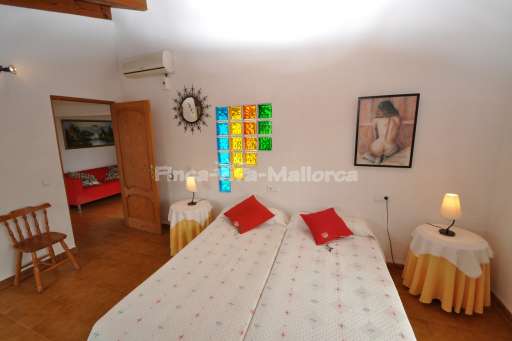 Casa Fonts Salades, Schlafzimmer, Einzelbett