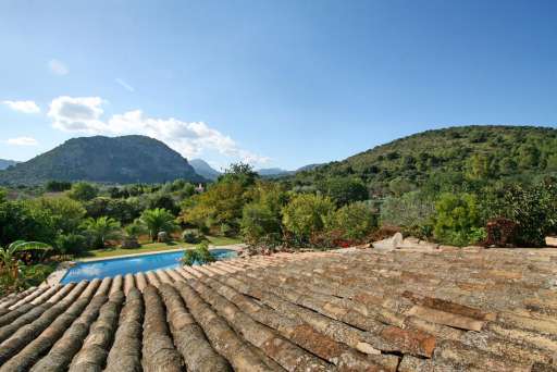 Finca Fullos Pollenca, Pool, Ausblick