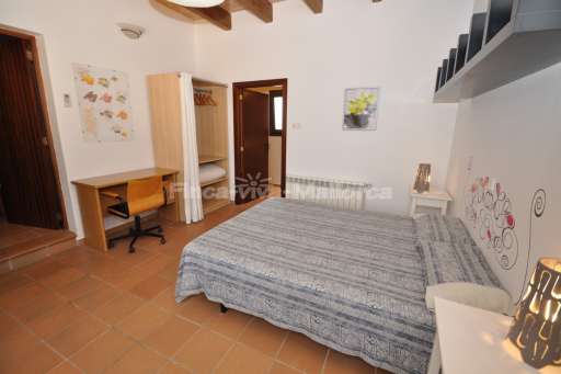 Finca Can Torre, Schlafzimmer, Doppelbett